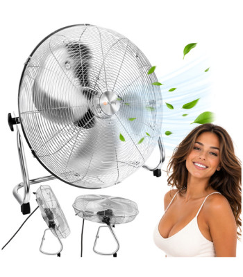 Ruhhy põrandaventilaator 50 cm 130 W metallist 3 kiirust