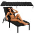 gardlovi tepitud aiatooli padi 180 x 56 x 9 cm must
