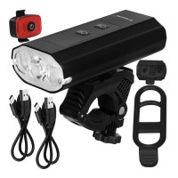 trizand led jalgrattatulede komplekt 1300 lm usb-c 5200 mah ip65