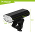 trizand led jalgrattatulede komplekt 1300 lm usb-c 5200 mah ip65