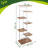 Gardlov 120 cm seisev lillealus, 7 tasandit