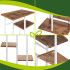 Gardlov 120 cm seisev lillealus, 7 tasandit