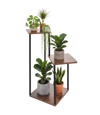 Gardlovi 3 riiuliga metallist lillealus – 78 cm