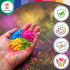 Holi spalvų miltelių rinkinys 10 x 100 g Holi Cow 27334