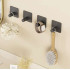 Mustad metallist isekleepuvad vannitoakonksud rätikutele, Ruhhy 25037