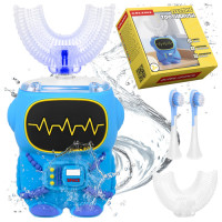 Laste soniline elektriline hambahari Kruzzel robot, 5 režiimi, Kids PRO 360