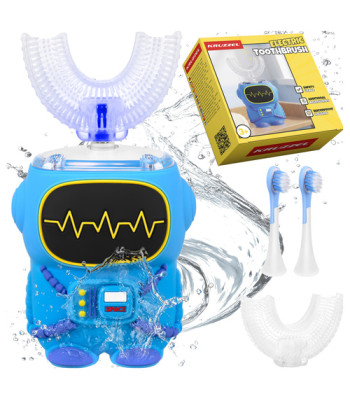 Laste soniline elektriline hambahari Kruzzel robot, 5 režiimi, Kids PRO 360