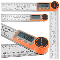 Elektrooniline nurgamõõtja Bigstren, LCD-ekraan, 360°, 200 mm, 26957