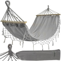 Kahekohaline XXL aiavõrkkiik Gardlov, 200x150cm, 25465