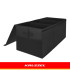 Mänguasjakast Kruzzel, must, XXL 132 l, 94 x 39 x 35 cm