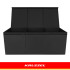 Mänguasjakast Kruzzel, must, XXL 132 l, 94 x 39 x 35 cm