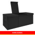 Mänguasjakast Kruzzel, must, XXL 132 l, 94 x 39 x 35 cm