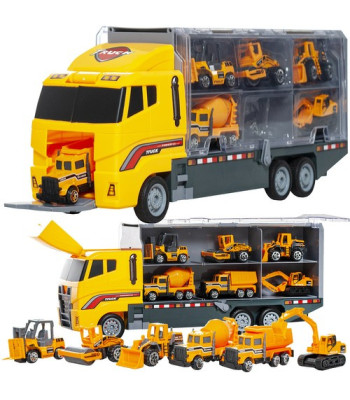TIR-treileri komplekt 6 auto ja ehitusmasinaga 22481