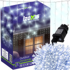 LED-jõulutuled, 500 LED-i, külmvalged jääpurikad, IP44, 8 valgusrežiimi – IZOXIS 26705, 22,5 m