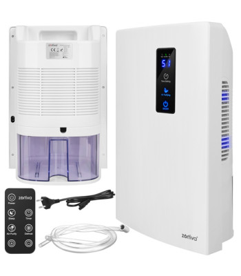 Õhukuivati, niiskuseimur ja õhupuhasti Zortiva 2-in-1 UV TiO2 90 W kuni 30 m², 240 x 130 x 360 mm
