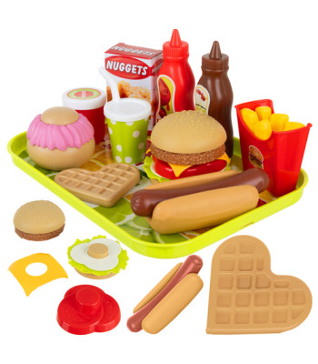 Fast food mängukomplekt Iso Trade, 26 elementi, 26321