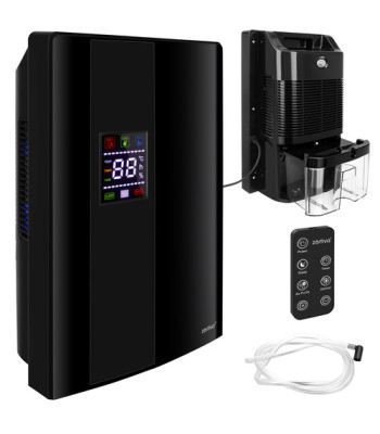 Õhukuivati, niiskusekoguja ja õhupuhasti Zortiva 90 W, 2000 ml, kuni 30 m2, 245 × 137 × 375 mm