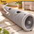 Interaktiivne kassi tunnel ja hubane majake Purlov 2-in-1, 120 x 25 cm