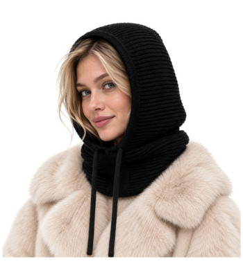 Naiste talvine balaklava 3-in-1, must, Glimz