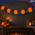 Halloweeni kõrvitsagirland Glimz 3m
