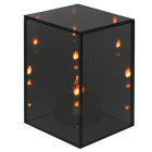 Peegelpinnaga 3D-LED-latern – kuup, Zortiva, 10 x 10 x 15 cm