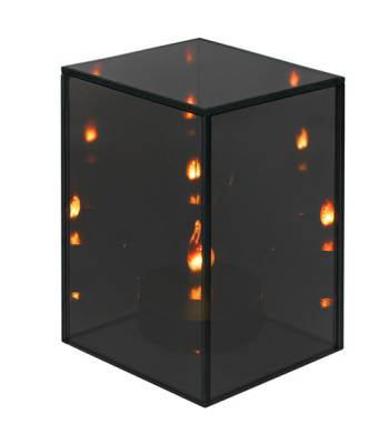 Peegelpinnaga 3D-LED-latern – kuup, Zortiva, 10 x 10 x 15 cm