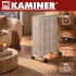 Elektriline õliradiaator, valge – KAMINER Arvell 2500W, 11 ribiga