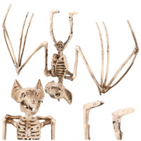 Nahkhiire luukere – halloweenikaunistus GLIMZ 30 cm
