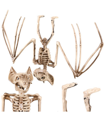 Nahkhiire luukere – halloweenikaunistus GLIMZ 30 cm