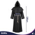 Munga kostüüm Glimz – Halloween, kapuuts, rist, 130 cm