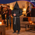 Munga kostüüm Glimz – Halloween, kapuuts, rist, 130 cm