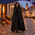 Kapuutiga must keep Halloweeni kostüüm Glimz 172 cm