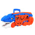 Dinosaurusekujuline mänguveok koos 6 mänguautoga, 5 ühes – T-Rex