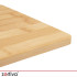 Zortiva bambusest lõikelaudade komplekt metallist hoidikuga, 4 tk, 280 x 200 x 12 mm