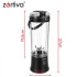 Juhtmeta kaasaskantav blender jääpurustaja ja impulssrežiimiga – Zortiva ShakeWave, 150 W, 600 ml