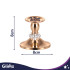 GLIMZ kuldsed lauaküünlajalad, 2 tk, 8 cm