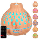 Zortiva aroomidifuuser-õhuniisutaja LED-valgustusega, 400 ml