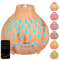 Zortiva aroomidifuuser-õhuniisutaja LED-valgustusega, 400 ml