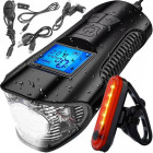 LED-jalgrattalamp koos rattakompuutriga 23680