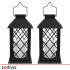 Zortiva LED-päikeselaternad, 2 tk, 14 x 14 x 27 cm