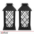 Zortiva LED-päikeselaternad, 2 tk, 14 x 14 x 27 cm