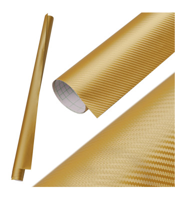 FOLIA ROLKA CARBON 3D KULDNE 1,27X28M