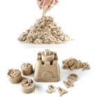 Kineetiline liiv 1 kg kotis, naturaalses beežis toonis