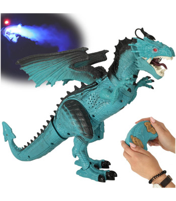RC Dinosaur Controlled Dragon - Walk Roar Roar Breathe Steam 41 cm