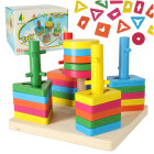 Puidust Hariv Mänguasi Sorter
