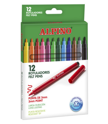 ALPINO Classic markerid 12 värvitoonis