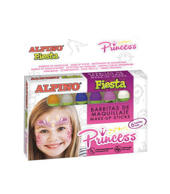 ALPINO Princessi pliiatsid näojoonistamiseks 6 värvitoonis