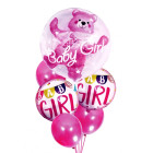 Sünnipäevatüdruku õhupallid 6 tk. roosa värv