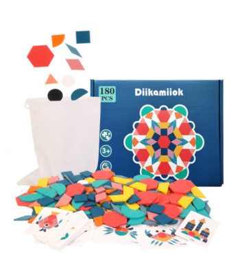 Puidust Montessori Klotsid 180 tk