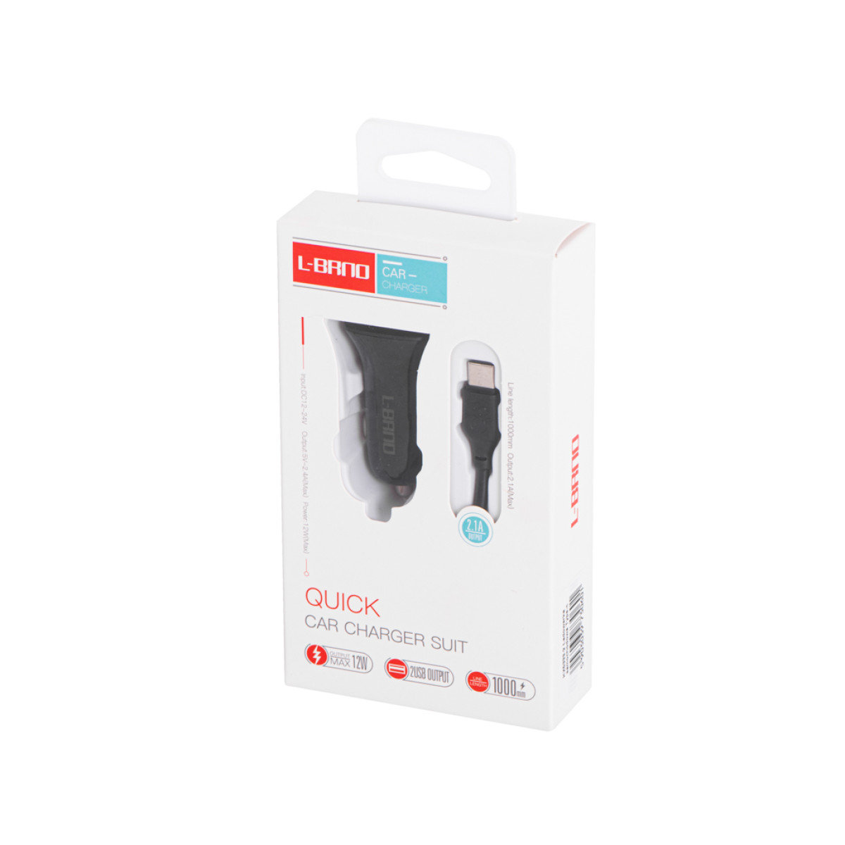 Auto laadija Dual USB + Type-C